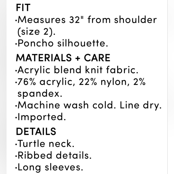 NWT Torrid Chunky Ribbed Ponch Sweater, Sz 3/4 - Picture 6 of 10